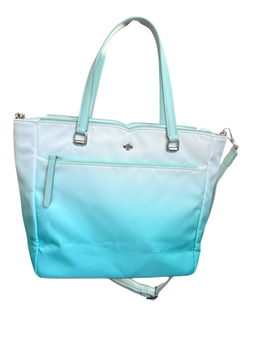 Kate Spade New York Jae Degrade Medium Satchel in Fiji Green w/COA - Picture 4 of 11